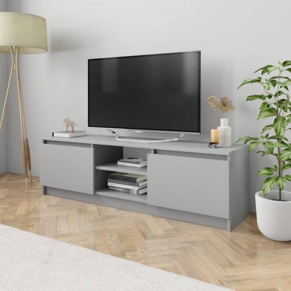 ARDEBO.de - TV-Schrank Grau 120×30×35,5 cm Holzwerkstoff