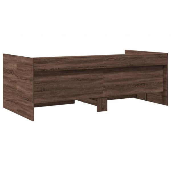 Tagesbett Schubladen Braun Eiche-Optik 75x190 cm Holzwerkstoff