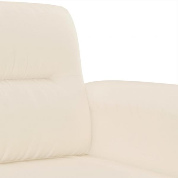 Sessel Beige 60 cm Mikrofasergewebe