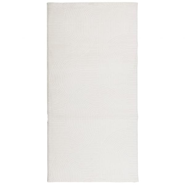 Teppich IZA Kurzflor Skandinavischer Look Creme 100x200 cm