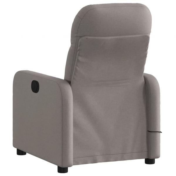 Massagesessel Elektrisch Taupe Stoff