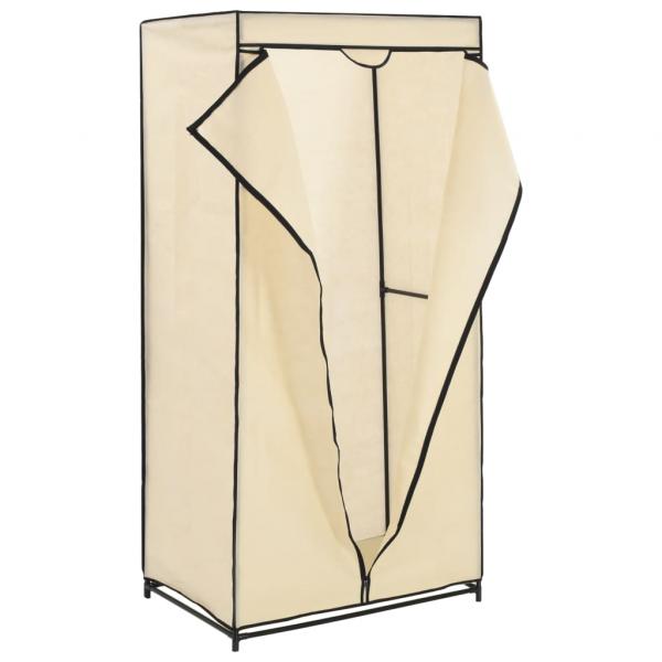 Kleiderschrank Creme 75×50×160 cm