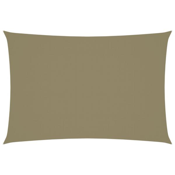 ARDEBO.de - Sonnensegel Oxford-Gewebe Rechteckig 3x5 m Beige