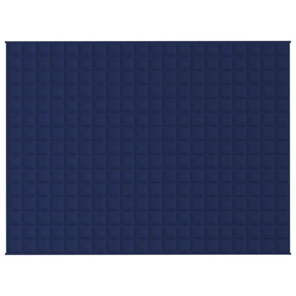 Gewichtsdecke Blau 152x203 cm 7 kg Stoff