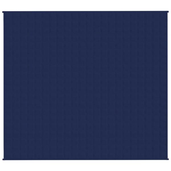 Gewichtsdecke Blau 200x220 cm 9 kg Stoff