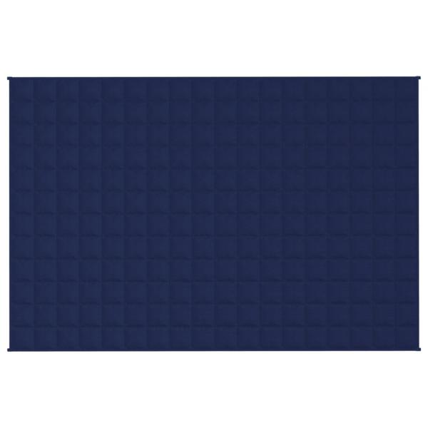 Gewichtsdecke Blau 122x183 cm 5 kg Stoff