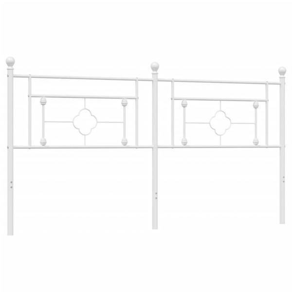 Kopfteil Metall Weiß 180 cm