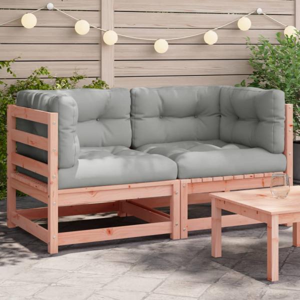 ARDEBO.de - Garten-Ecksofas mit Kissen 2 Stk. Massivholz Douglasie