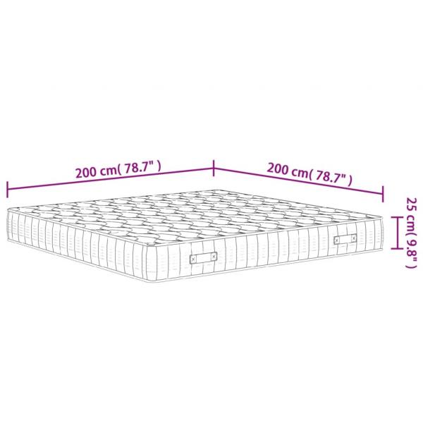 Matratze Taschenfederkern Mittelfest 200x200 cm