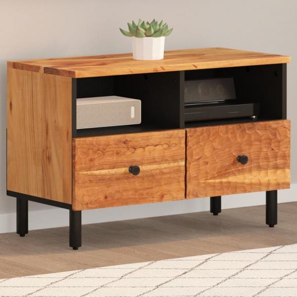 ARDEBO.de - TV-Schrank 70x33x46 cm Massivholz Akazie