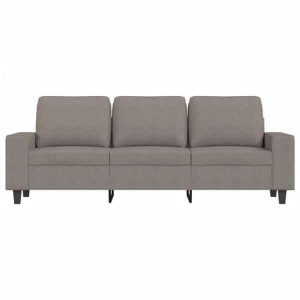 3-Sitzer-Sofa Taupe 180 cm Stoff