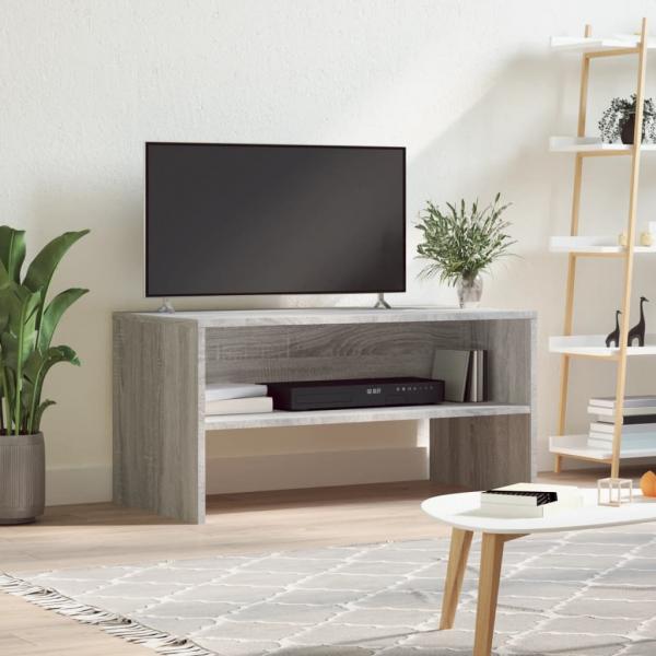 ARDEBO.de - TV-Schrank Grau Sonoma 80x40x40 cm Holzwerkstoff