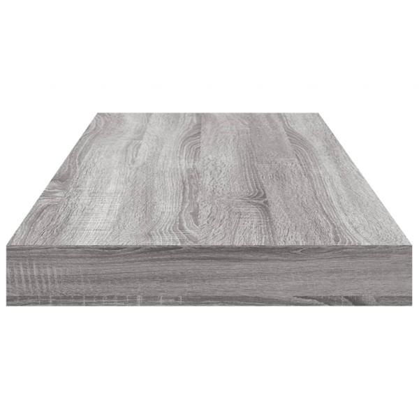 Wandregale 4 Stk. Grau Sonoma 60x10x1,5 cm Holzwerkstoff