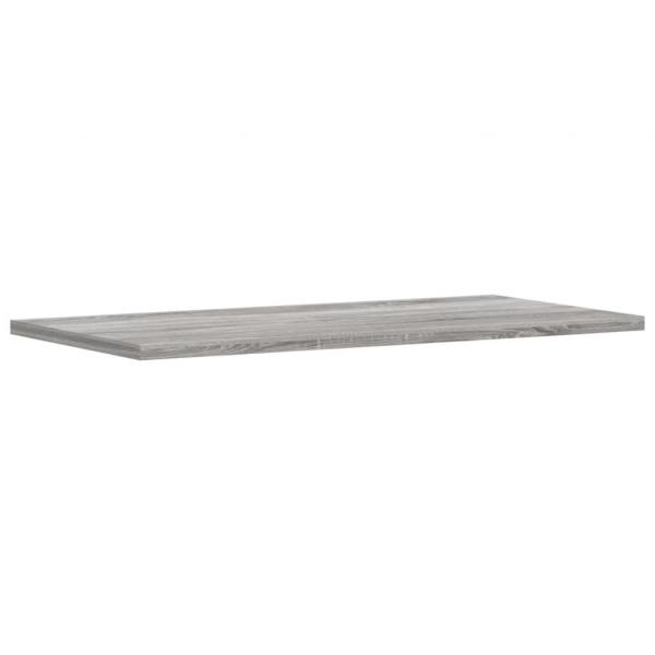 Wandregale 4 Stk. Grau Sonoma 60x20x1,5 cm Holzwerkstoff