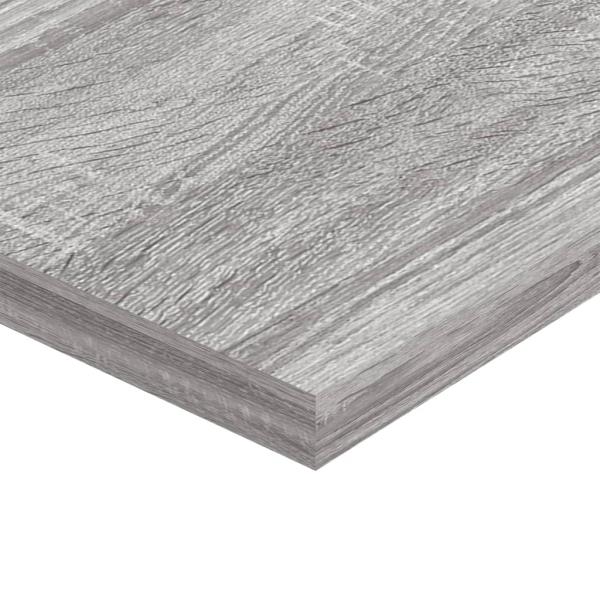 Wandregale 4 Stk. Grau Sonoma 60x20x1,5 cm Holzwerkstoff