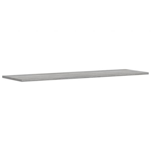 Wandregale 4 Stk. Grau Sonoma 100x30x1,5 cm Holzwerkstoff