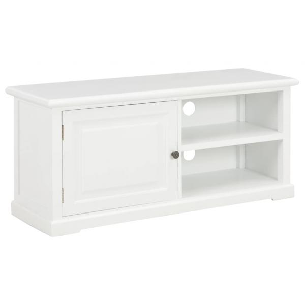 ARDEBO.de - TV-Schrank Weiß 90 x 30 x 40 cm Holz