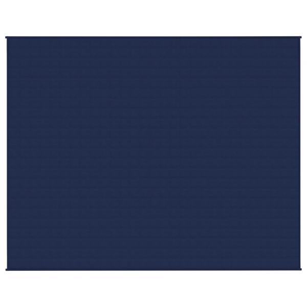 Gewichtsdecke Blau 235x290 cm 11 kg Stoff