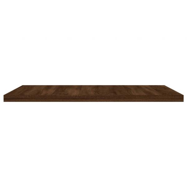 Wandregale 4 Stk. Braun Eichen-Optik 40x40x1,5 cm Holzwerkstoff