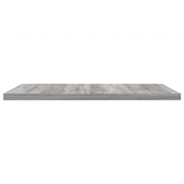 Wandregale 4 Stk. Grau Sonoma 40x40x1,5 cm Holzwerkstoff