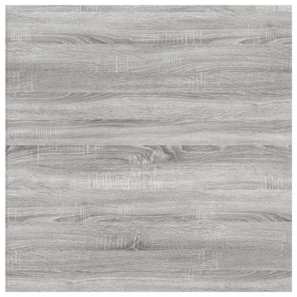 Wandregale 4 Stk. Grau Sonoma 40x40x1,5 cm Holzwerkstoff