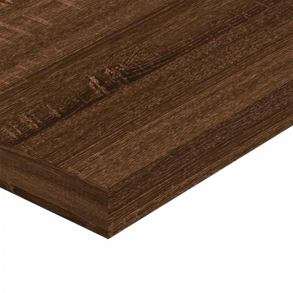 Wandregale 4 Stk. Braun Eichen-Optik 60x10x1,5 cm Holzwerkstoff