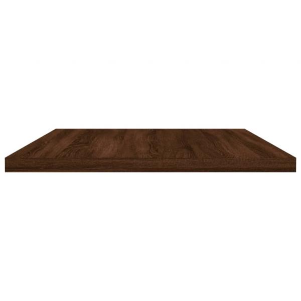 Wandregale 4 Stk. Braun Eichen-Optik 60x30x1,5 cm Holzwerkstoff