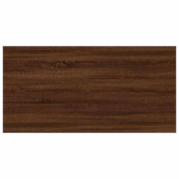 Wandregale 4 Stk. Braun Eichen-Optik 60x30x1,5 cm Holzwerkstoff