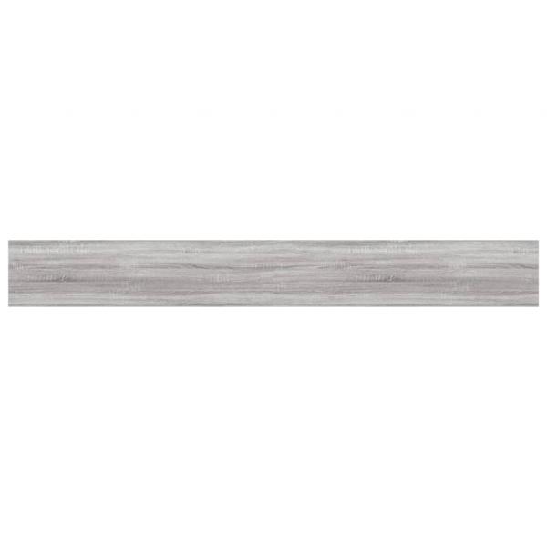 Wandregale 4 Stk. Grau Sonoma 80x10x1,5 cm Holzwerkstoff