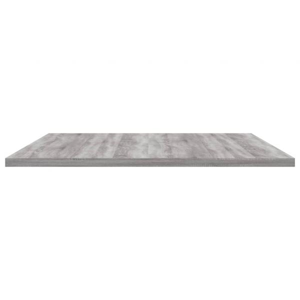 Wandregale 4 Stk. Grau Sonoma 80x50x1,5 cm Holzwerkstoff