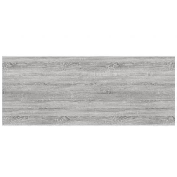 Wandregale 4 Stk. Grau Sonoma 100x40x1,5 cm Holzwerkstoff