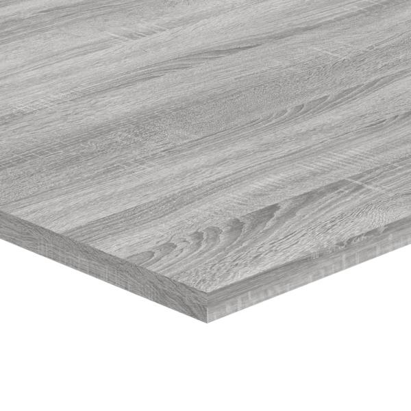 Wandregale 4 Stk. Grau Sonoma 100x40x1,5 cm Holzwerkstoff