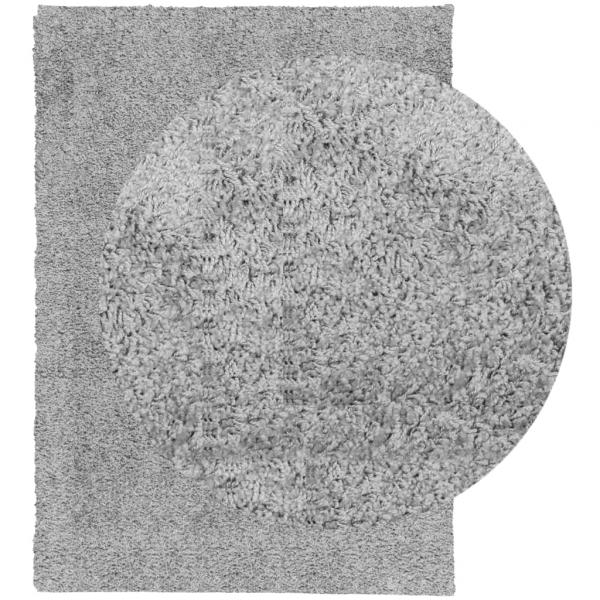 Shaggy-Teppich PAMPLONA Hochflor Modern Grau 200x280 cm