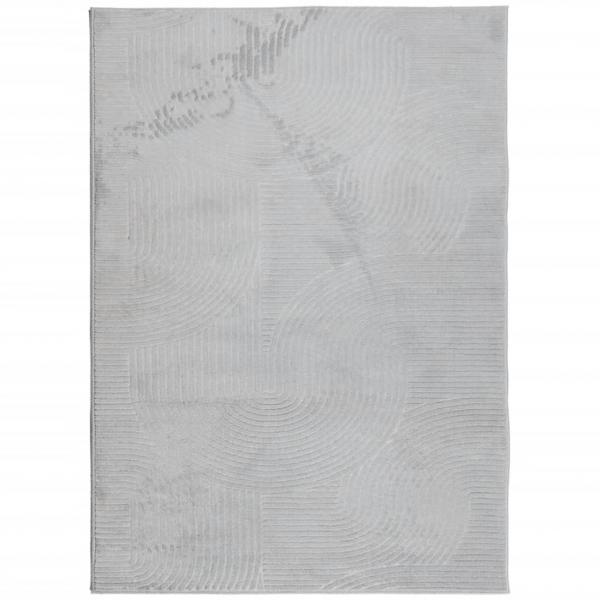 Teppich IZA Kurzflor Skandinavischer Look Grau 200x280 cm