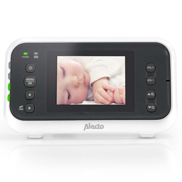 DVM-75 Video-Babyphone mit 2,4" Farbdisplay weiß/anthrazit (Menge: 2 je Bestelleinheit)