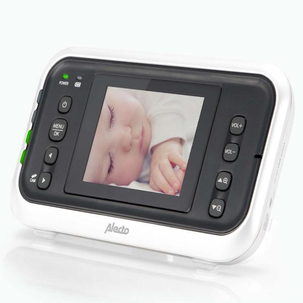 DVM-75 Video-Babyphone mit 2,4" Farbdisplay weiß/anthrazit (Menge: 2 je Bestelleinheit)