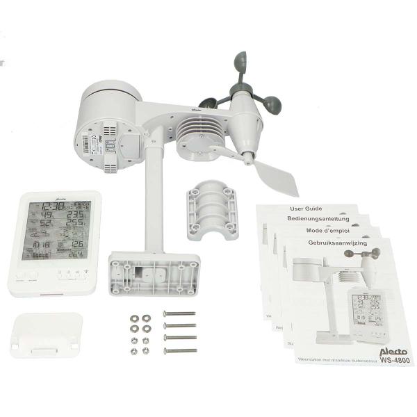 WS-4800 Professionelle Wetterstation mit Funksensor weiß (Menge: 2 je Bestelleinheit)