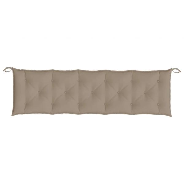 Gartenbank-Auflage Taupe 180x50x7 cm Oxford-Gewebe