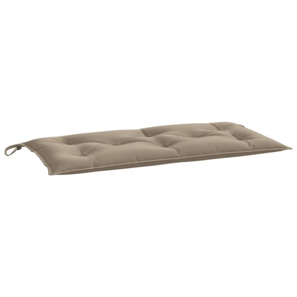 Gartenbank-Auflage Taupe 100x50x7 cm Oxford-Gewebe