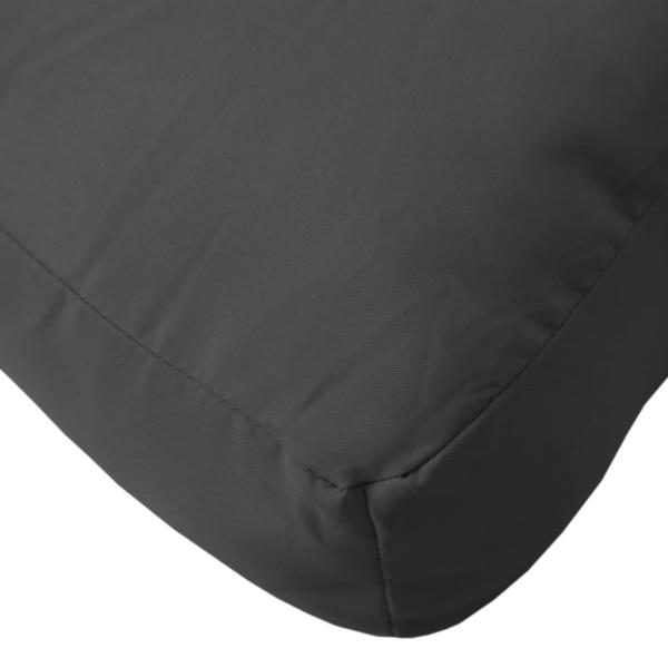 Palettenkissen Schwarz 60x60x8 cm Oxford-Gewebe