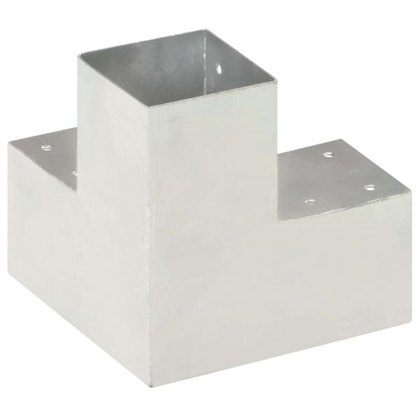 Pfostenverbinder Y-Form Verzinktes Metall 91 x 91 mm