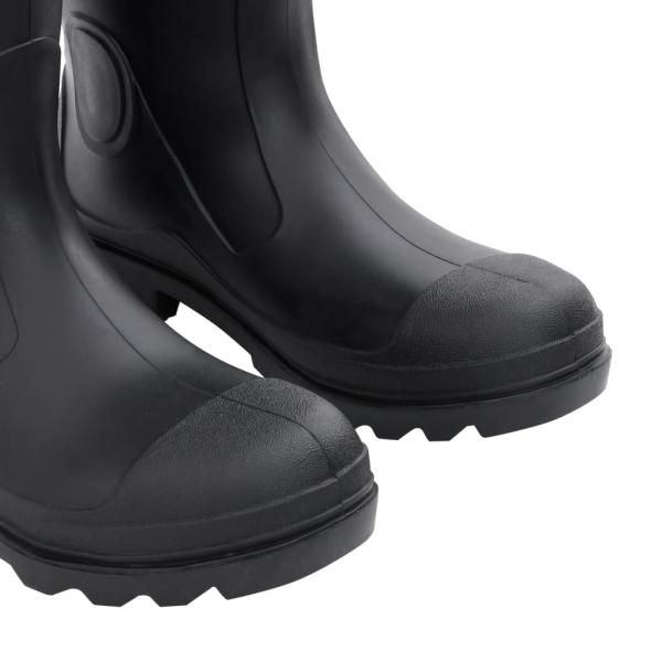 Gummistiefel mit Herausnehmbarem Innenfutter Schwarz Gr. 41 PVC