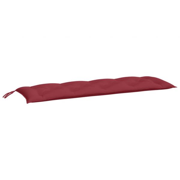 Gartenbank-Auflage Weinrot 150x50x7 cm Oxford-Gewebe