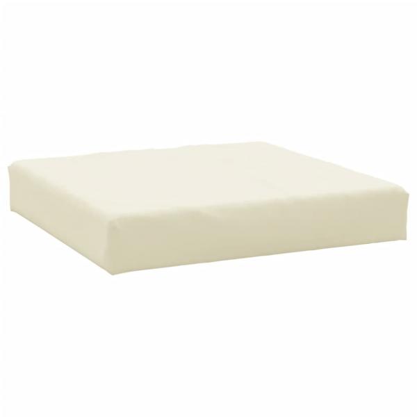 Palettenkissen Creme 60x60x8 cm Oxford-Gewebe