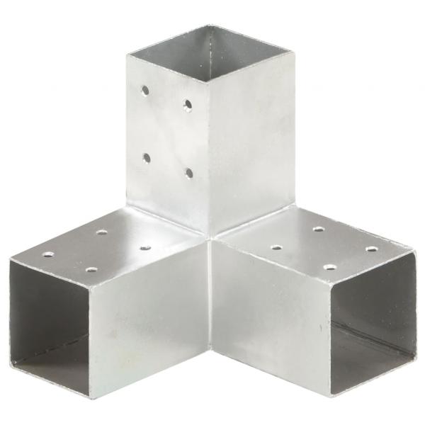 ARDEBO.de - Pfostenverbinder Y-Form Verzinktes Metall 71 x 71 mm