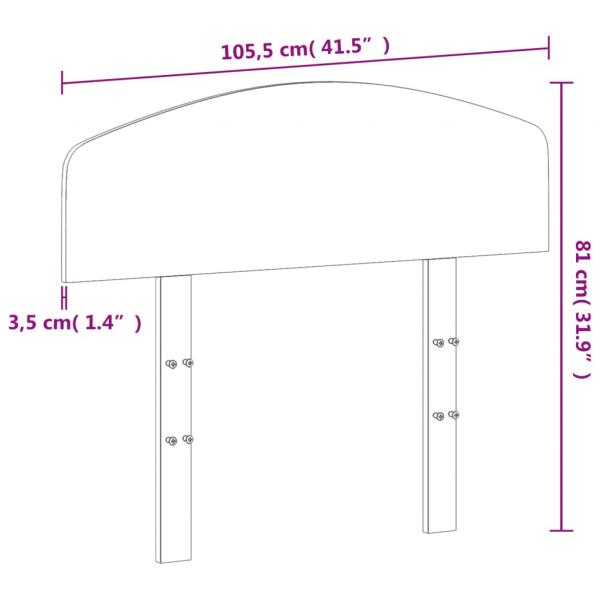 Kopfteil 100 cm Massivholz Kiefer