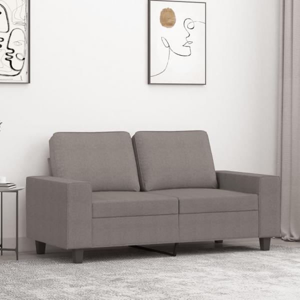 ARDEBO.de - 2-Sitzer-Sofa Taupe 120 cm Stoff