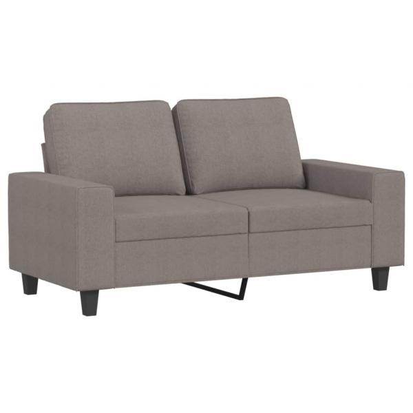 2-Sitzer-Sofa Taupe 120 cm Stoff