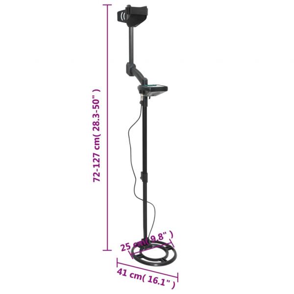 Metalldetektor 24 cm Suchtiefe mit LCD-Display