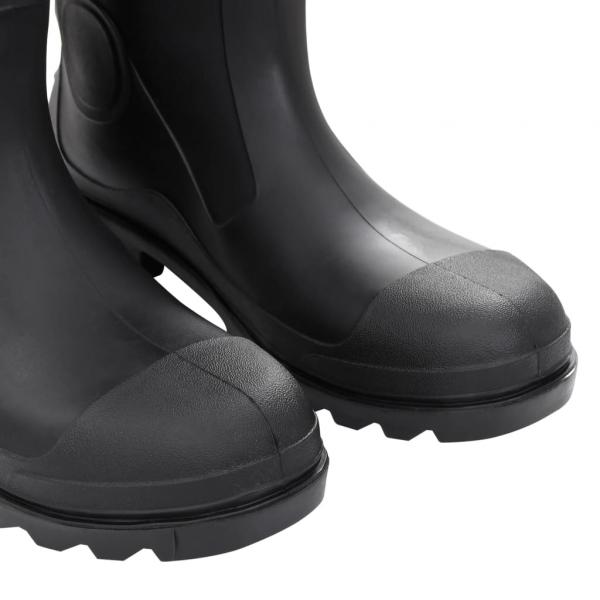 Gummistiefel Schwarz Größe 46 PVC